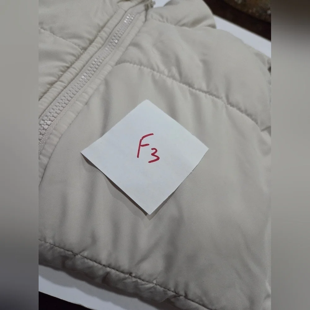 Abercrombie Kids Kids Puffer Vest Sz.11/12 Ivory Color